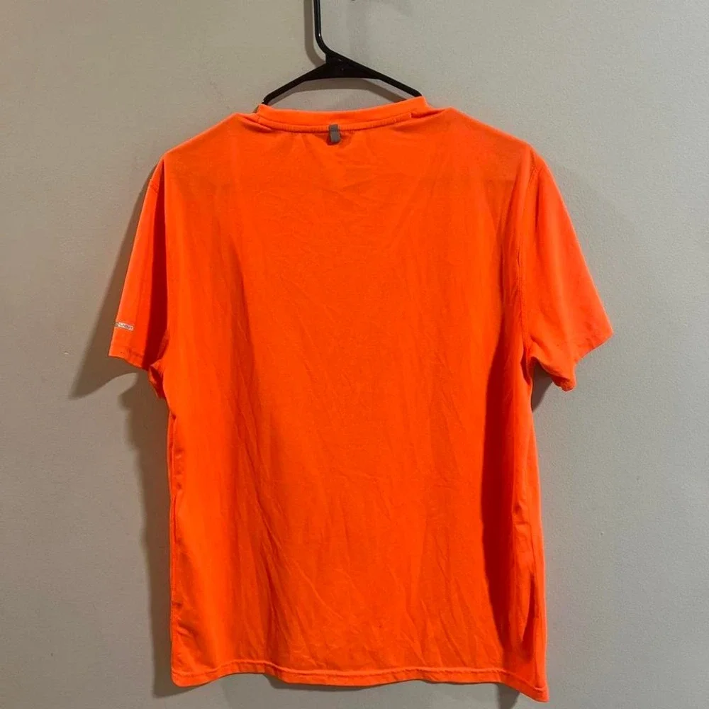 Polo SPORT Ralph Lauren Retro Thermovent Orange T Shirt Spellout MENS M‎